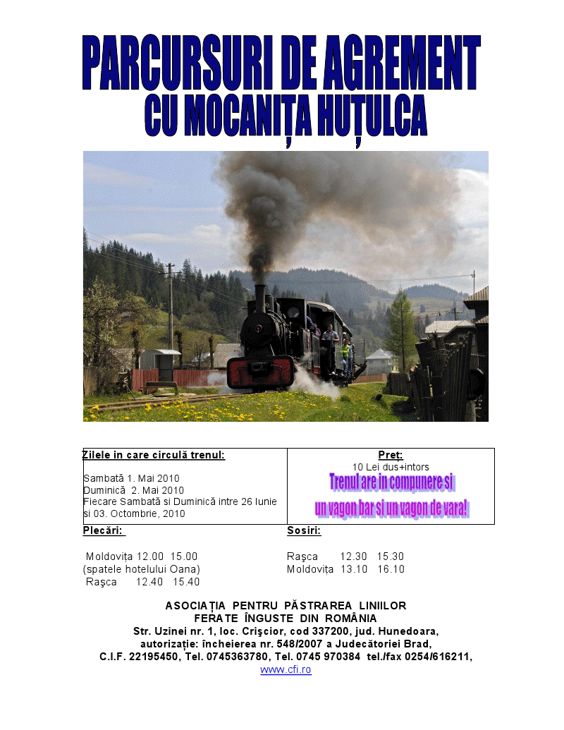 traseu vara la moldovita